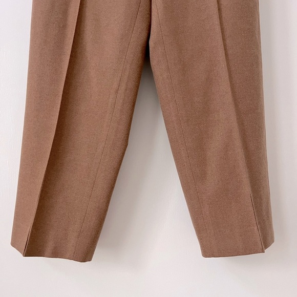 Vince Wool Blend Brushed Mid Rise Easy Pull-On Pant in Dark Beach Corpcore - Picture 9 of 14
